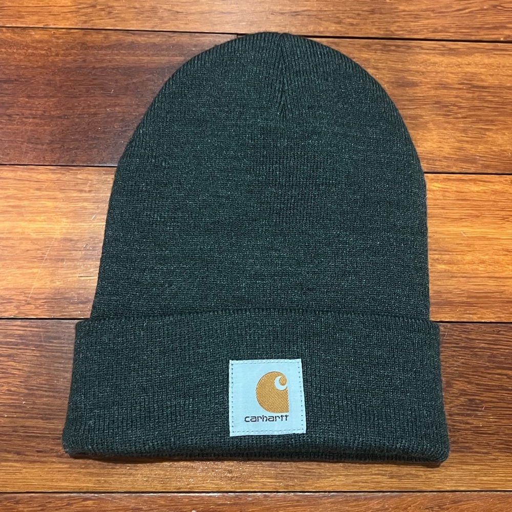Carhartt Knit Cuffed Beanie Coal Heather NWOT